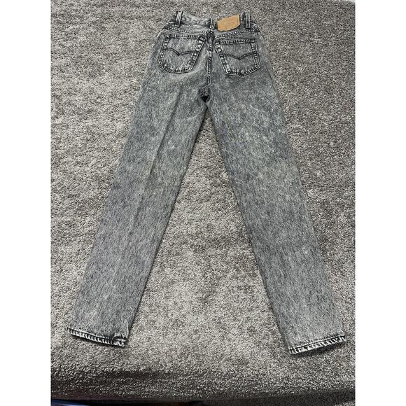 Vintage Levi's Jeans Women 7 (FITS 25x30) Denim 17501 Button Fly 501 High Rise - Picture 9 of 16